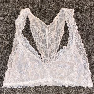 3/$25 White Victoria’s Secret bralette.